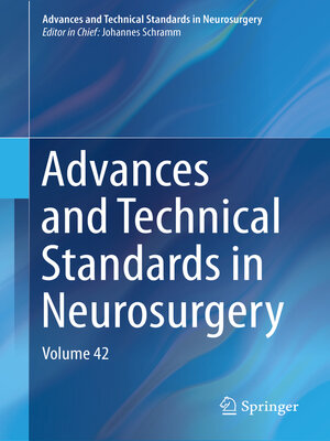 cover image of Advances and Technical Standards in Neurosurgery
